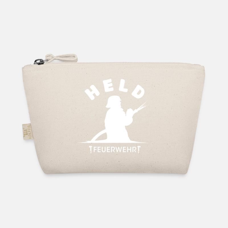 Logo du héros du pompier Symbole du pompier Héros Trousse biologique