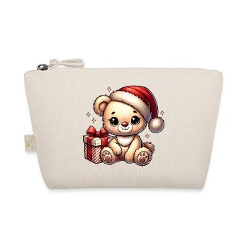 Ours en peluche avec cadeau – motif réconfortant - Trousse biologique - nature - Devant