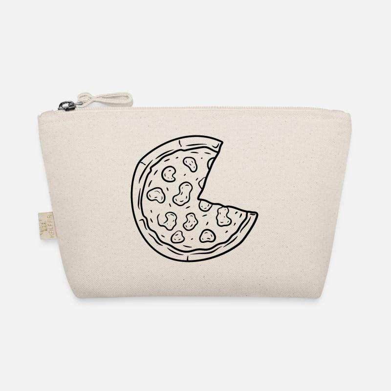 Pizza Zeichnung Bio-Täschchen