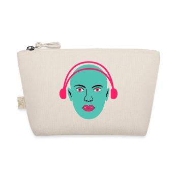 Femme écoutant de la musique - Trousse biologique - nature - Devant