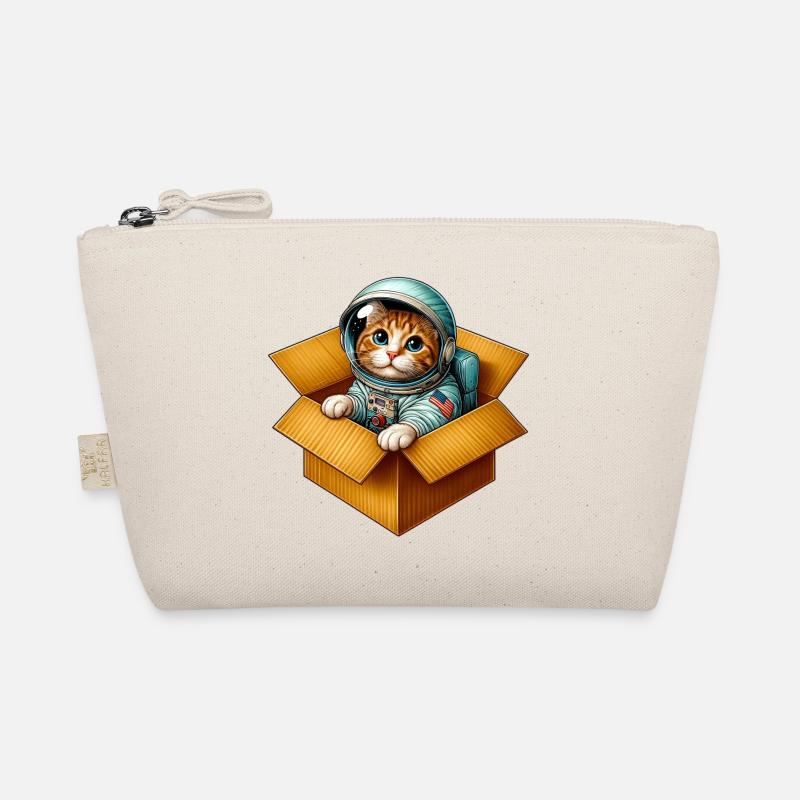 Astronaut Cat Organic Pouch