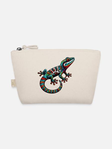Gecko - Bio-Täschchen - Natur