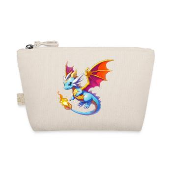 Drache - Bio-Täschchen - Natur - Vorne