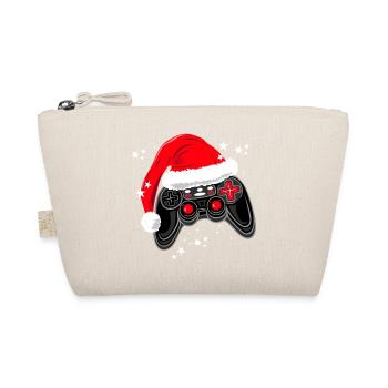 Manette de jeu avec chapeau de Père Noël - Trousse biologique - nature - Devant