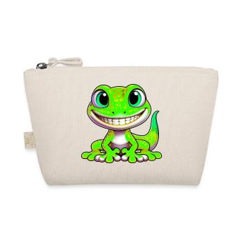 Gecko - Bio-Täschchen - Natur - Vorne