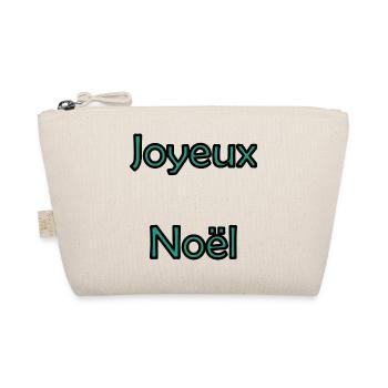 CHRISTMAS. MERRY CHRISTMAS. FIR. HAPPY NEW YEAR - Organic Pouch - nature - Front