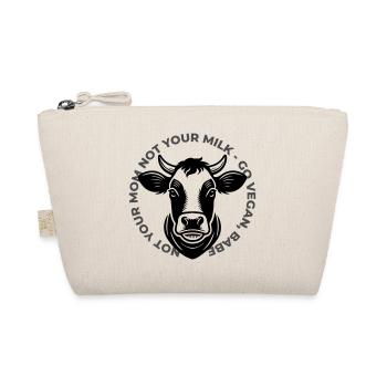 Not Your Mom Not Your Milk - Go Vegan! - Bio-Täschchen - Natur - Vorne