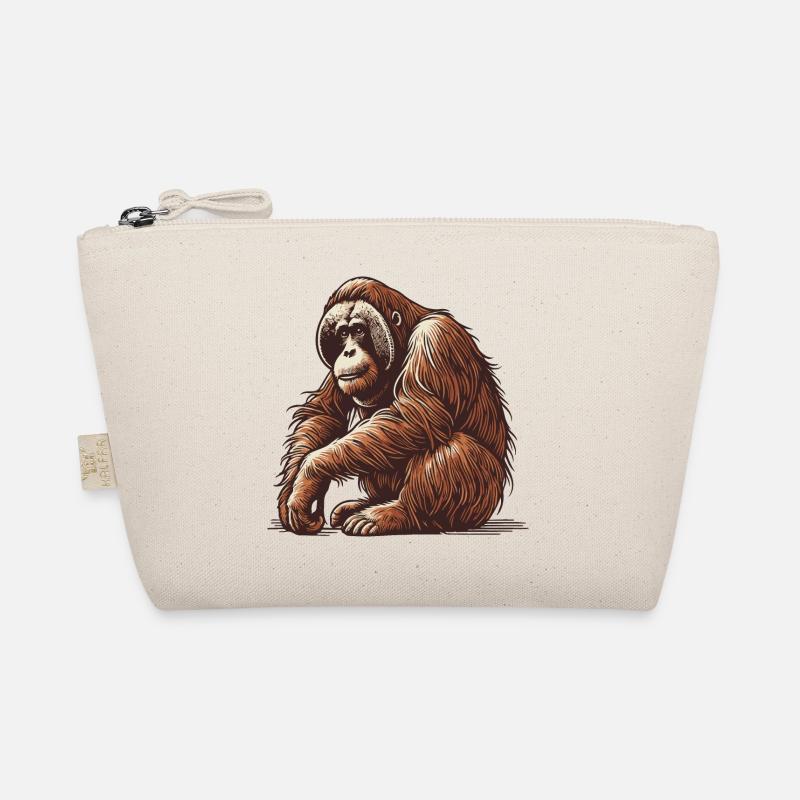 Orang Utan - Bio-Täschchen - Natur