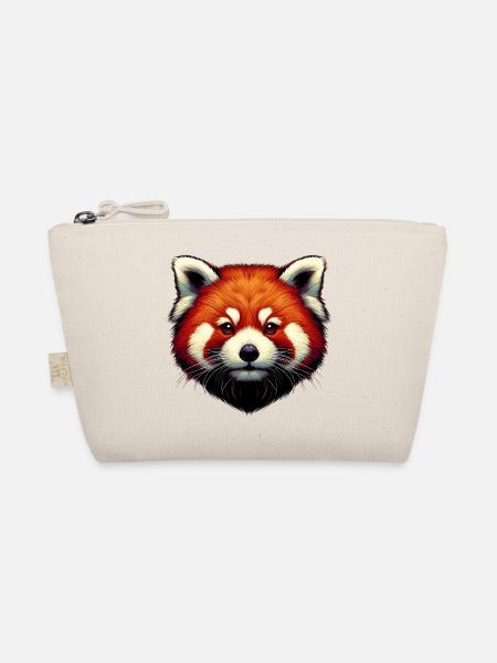 Kleiner Panda - Bio-Täschchen - Natur