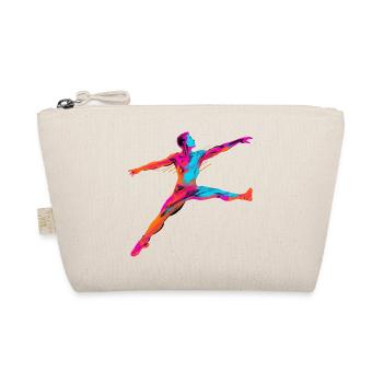 Male Ballet Dancer Synthwave - Organic Pouch - nature - Front