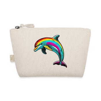 Delfin - Bio-Täschchen - Natur - Vorne