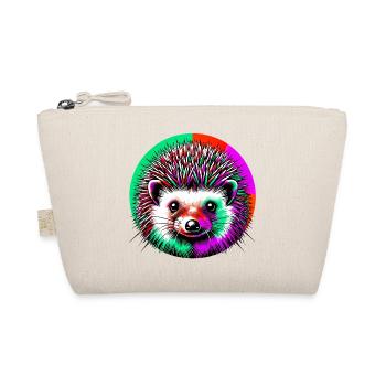 Hedgehog - Organic Pouch - nature - Front