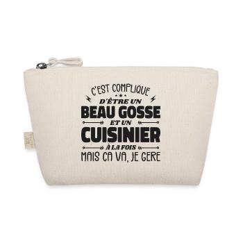 Handsome Man Cook - Organic Pouch - nature - Front