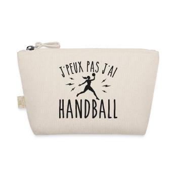 je peux pas j ai handball humour sport - Trousse biologique - nature - Devant
