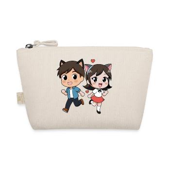 Fantasy Cat Duet for Kids - Organic Pouch - nature - Front