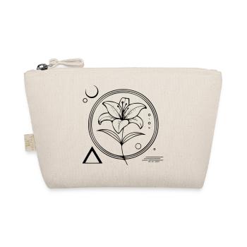 Floral geometry – the lily as a symbol - Organic Pouch - nature - Front