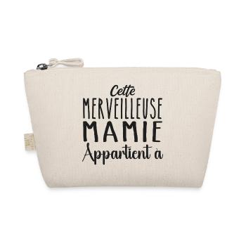 Cette merveilleuse mamie appartient à personnalisé - Trousse biologique - nature - Devant