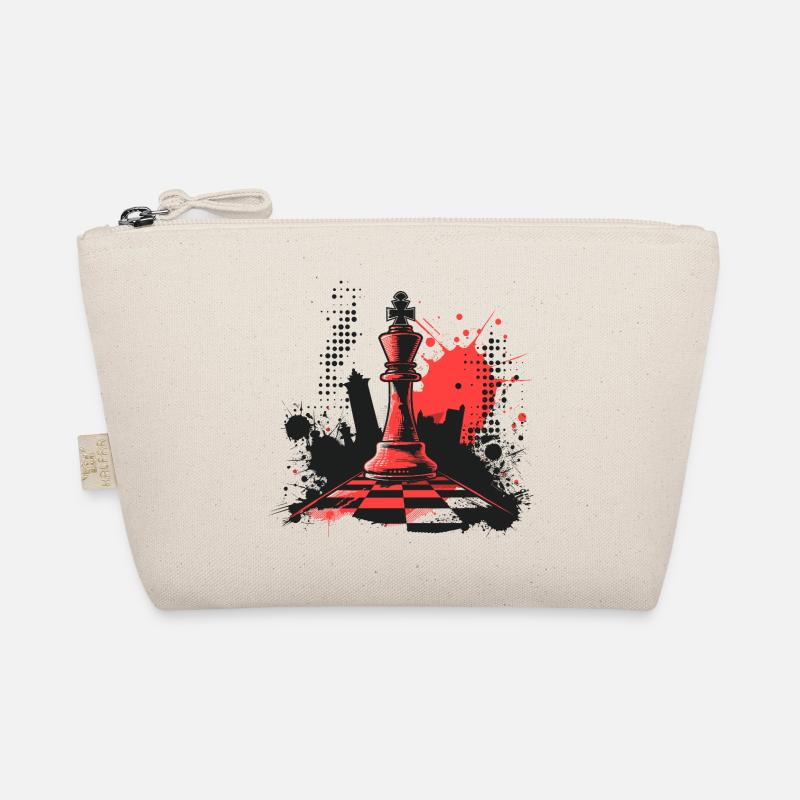 Schachfiguren Graffiti Bio-Täschchen