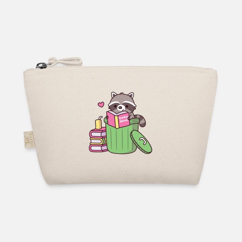Raton laveur mignon aime lire roman trash drôle Trousse biologique