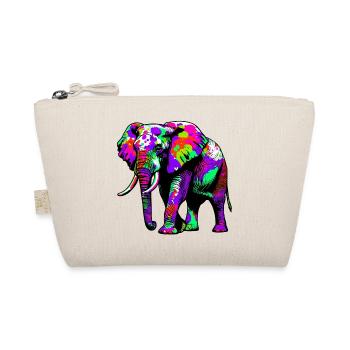 Elefant - Bio-Täschchen - Natur - Vorne