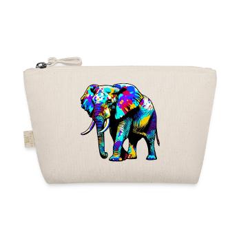 Elefant - Bio-Täschchen - Natur - Vorne