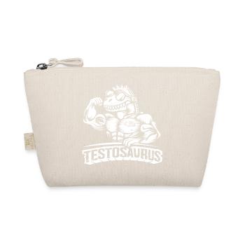 Testosaurus – The Muscular Cybersaurus - Organic Pouch - nature - Front