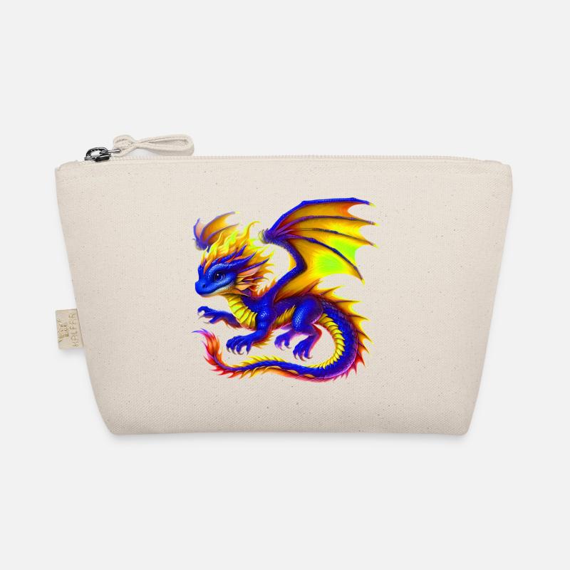 Drache - Bio-Täschchen - Natur