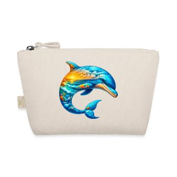 Delfin - Bio-Täschchen - Natur - Vorne