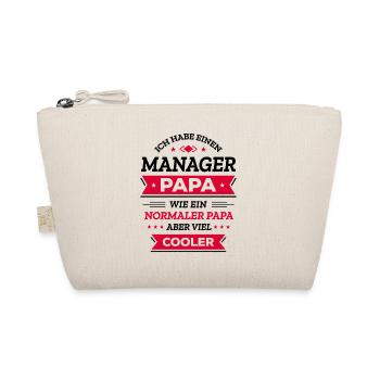 MANAGERPAPA: GEBURTSTAG, WEIHNACHTEN, VATERTAG - Bio-Täschchen - Natur - Vorne