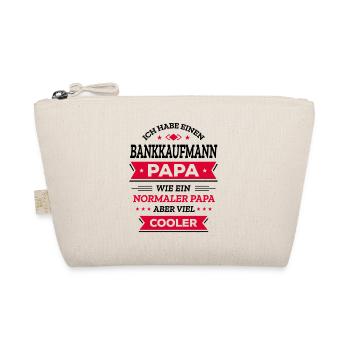 BANKKAUFMANNPAPA GEBURTSTAG WEIHNACHTEN VATERTAG - Bio-Täschchen - Natur - Vorne