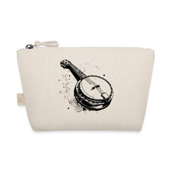 Banjo Drawing - Organic Pouch - nature - Front