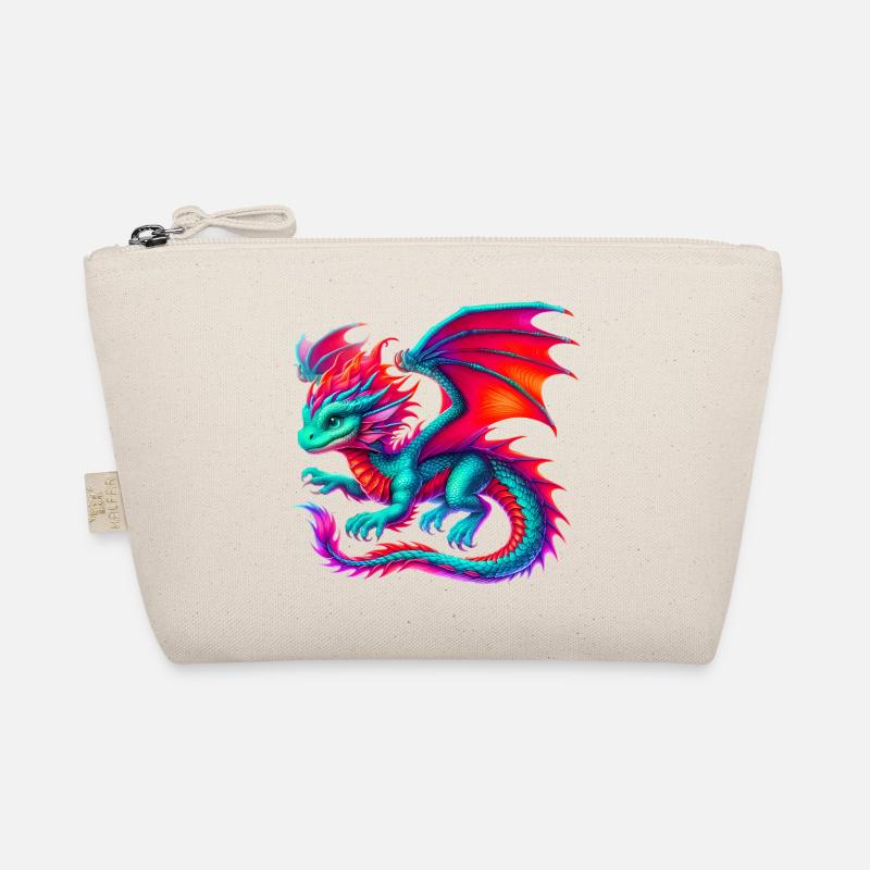 Drache - Bio-Täschchen - Natur