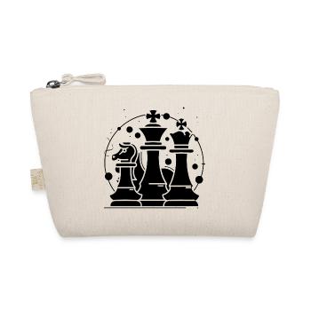 Chess Pieces Comic Look - Organic Pouch - nature - Front