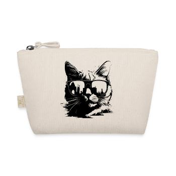 Chat avec des lunettes de soleil - Trousse biologique - nature - Devant