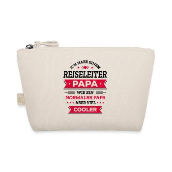 REISELEITERPAPA: GEBURTSTAG WEIHNACHTEN VATERTAG - Bio-Täschchen - Natur - Vorne
