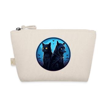 The wolf and the feline - Organic Pouch - nature - Front