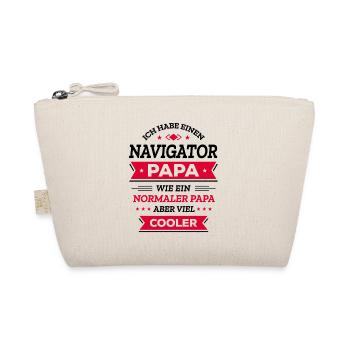 NAVIGATOR PAPA - COOL, VATERTAG, WEIHNACHTEN - Bio-Täschchen - Natur - Vorne