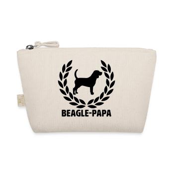 Beagle Papa - Bio-Täschchen - Natur - Vorne