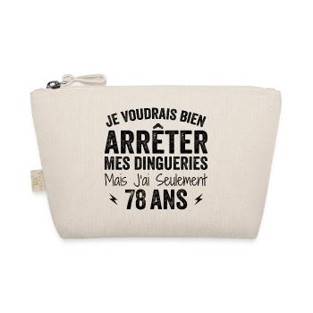 J'ai 78 ans - Anniversaire 78 ans, 78 ans - Trousse biologique - nature - Devant