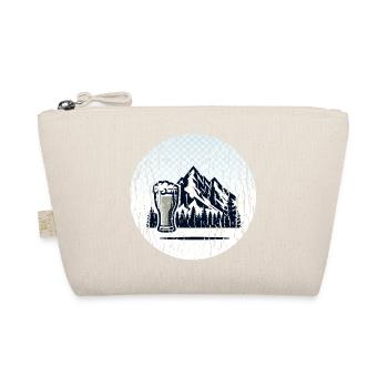 Paysage de montagne avec verre à bière - Trousse biologique - nature - Devant