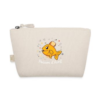 Poisson d'Avril - Orange Cartoon Fish - Organic Pouch - nature - Front