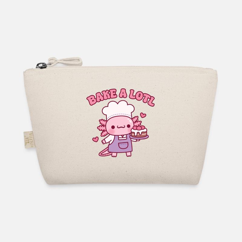 Cute Bake A Lotl Like The Axolotl Baker Funny Organic Pouch