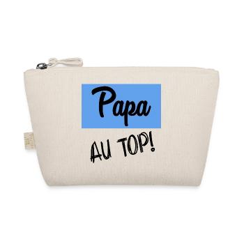 PAPA. VATERTAG. FROHER VATERTAG. ALLES GUTE ZUM GEBURTSTAG. - Bio-Täschchen - Natur - Vorne