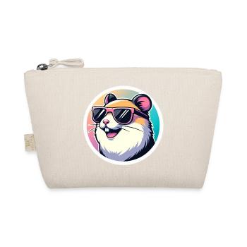 Hamster avec des lunettes de soleil en pastel - Trousse biologique - nature - Devant
