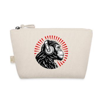Groove Monkey – The DJ of the Wild - Organic Pouch - nature - Front