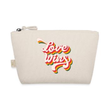 Mois de la fierté LGBTQ - Love Wins - Trousse biologique - nature - Devant