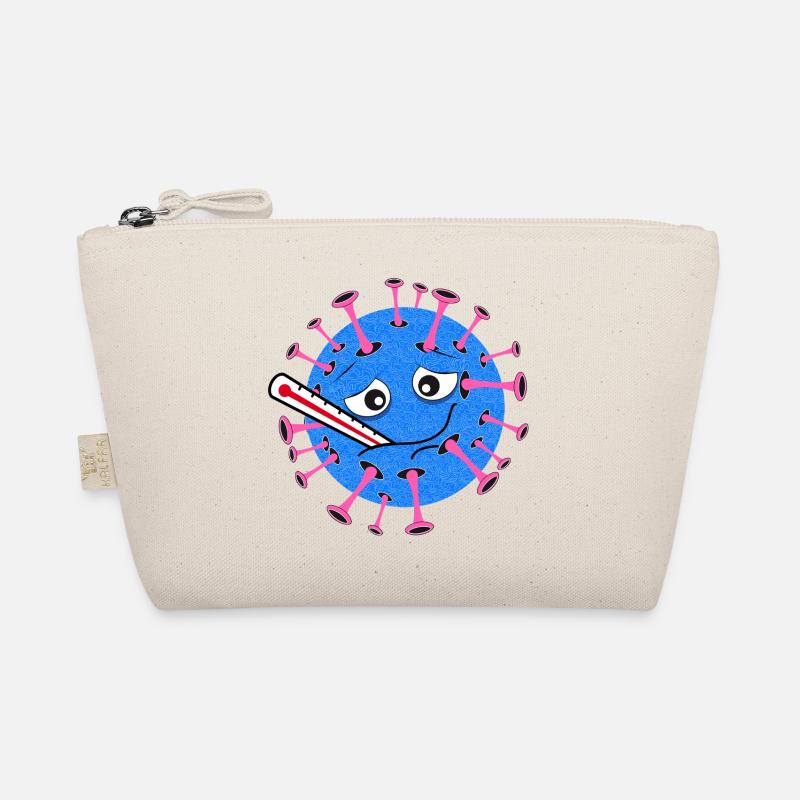 Sick Virus – Dessin animé avec thermomètre clinique Trousse biologique
