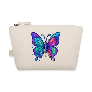 Rainbow Butterfly - Organic Pouch - nature - Front