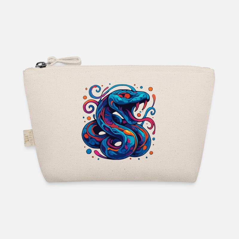 Colorful Snake Organic Pouch