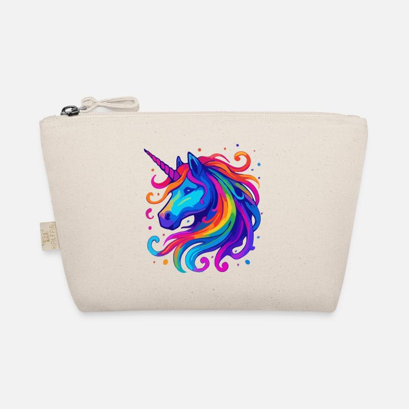 Regenbogen Einhorn Bio-Täschchen